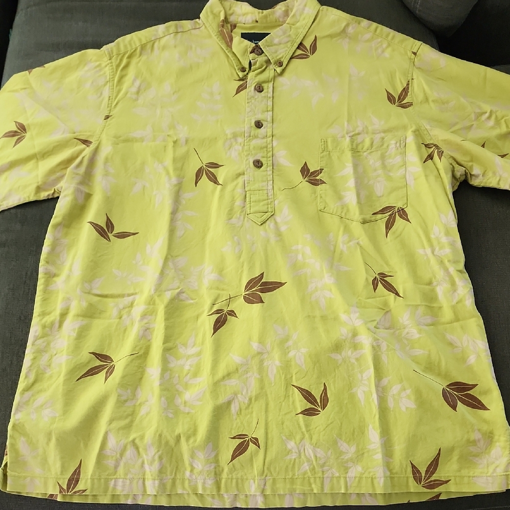 Sig Zane Mens Aloha Pull Over Shirt